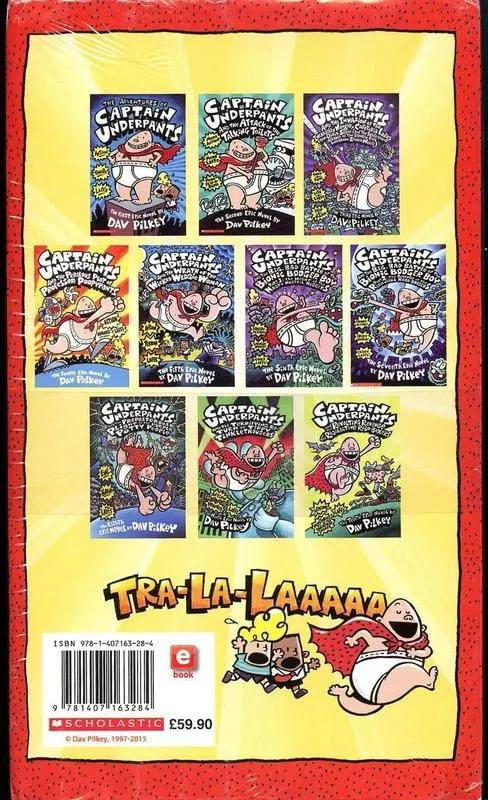 ■ Captain Underpants - 10 Book Set - Paperback