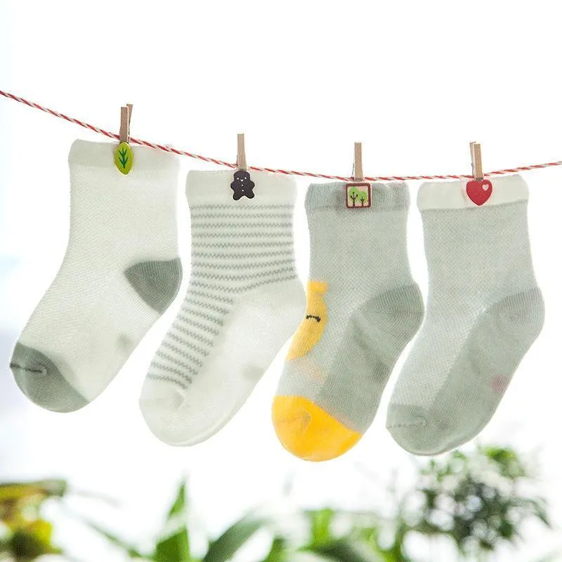 4-piece Mesh Socks for Baby