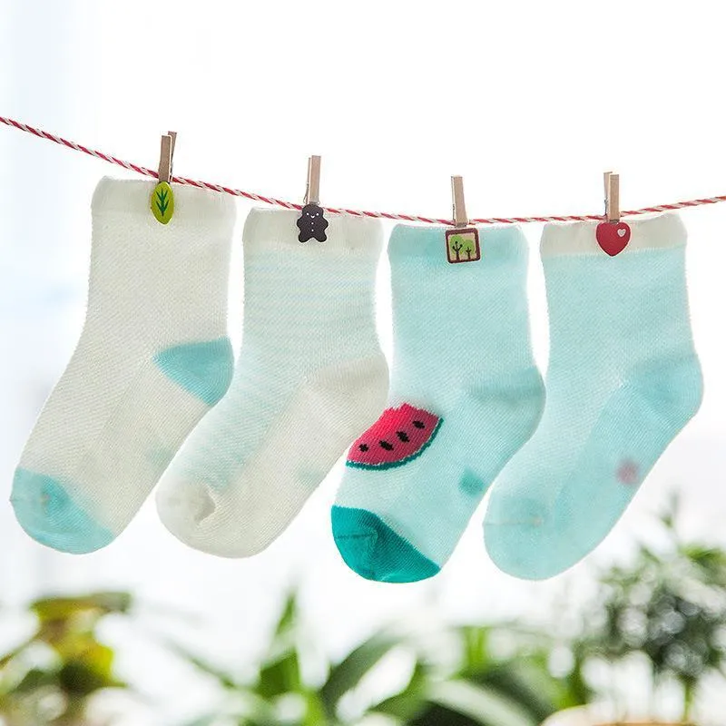 4-piece Mesh Socks for Baby