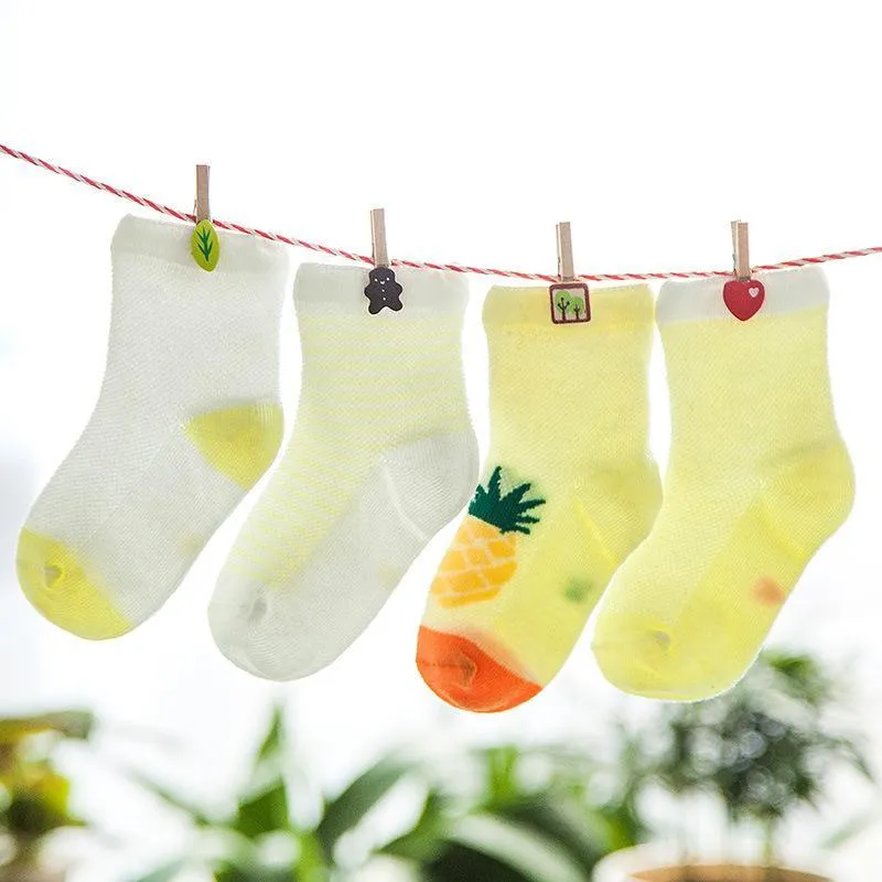 4-piece Mesh Socks for Baby