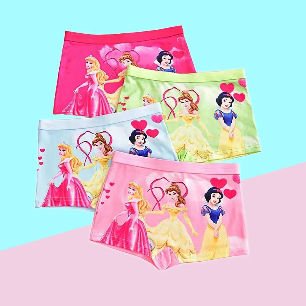 4Pcs/bag Disney Children's Panties ELsa Cartoon Frozen Girls Underwear Child Avenger Underpants boys Boxers