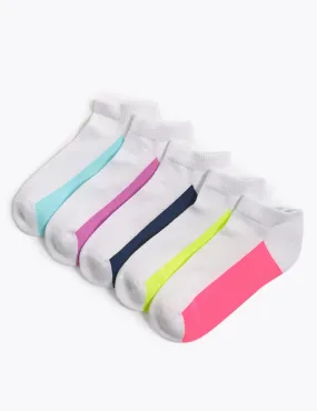 5 Pairs of Trainer Liners Socks