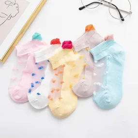 5-piece Cartoon Pattern Breathable Socks for Baby Wholesale children's clothing