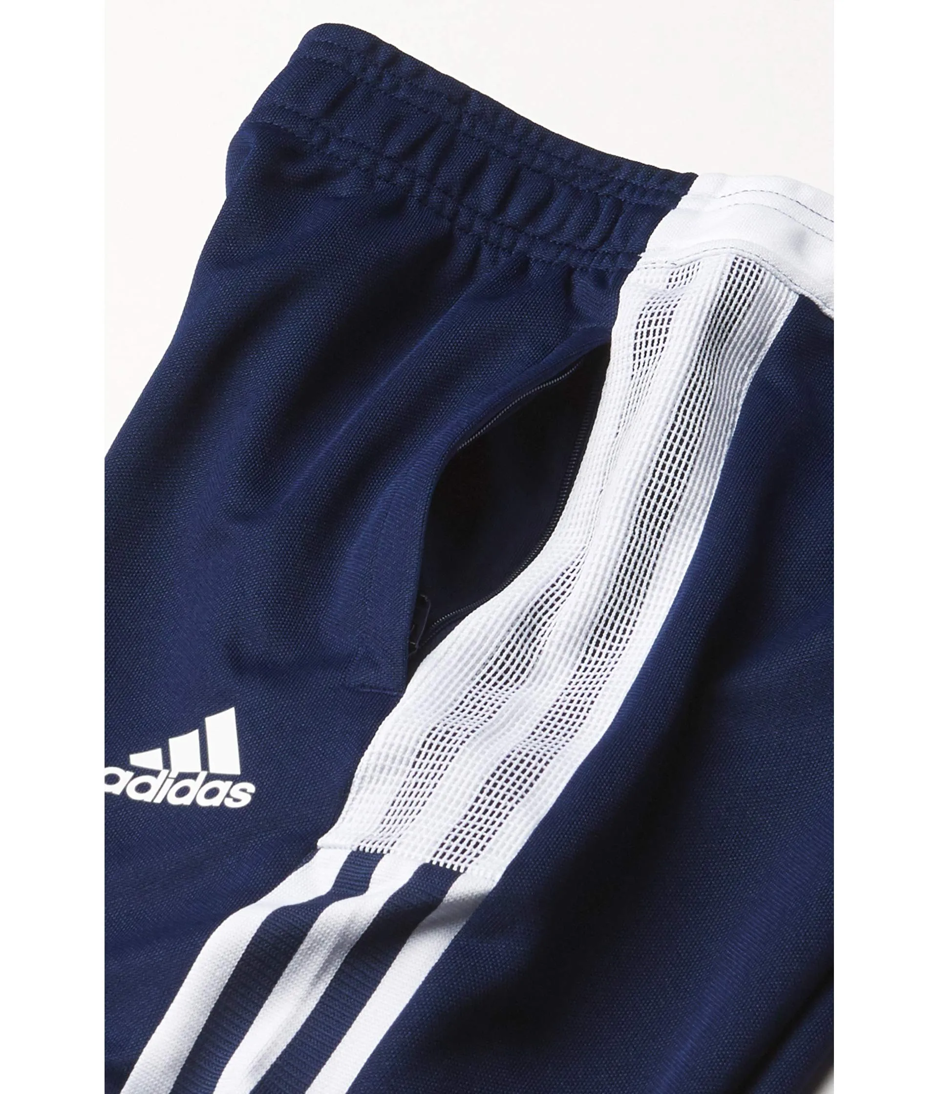 Adidas Tiro Track Children's Trousers, Navy/White