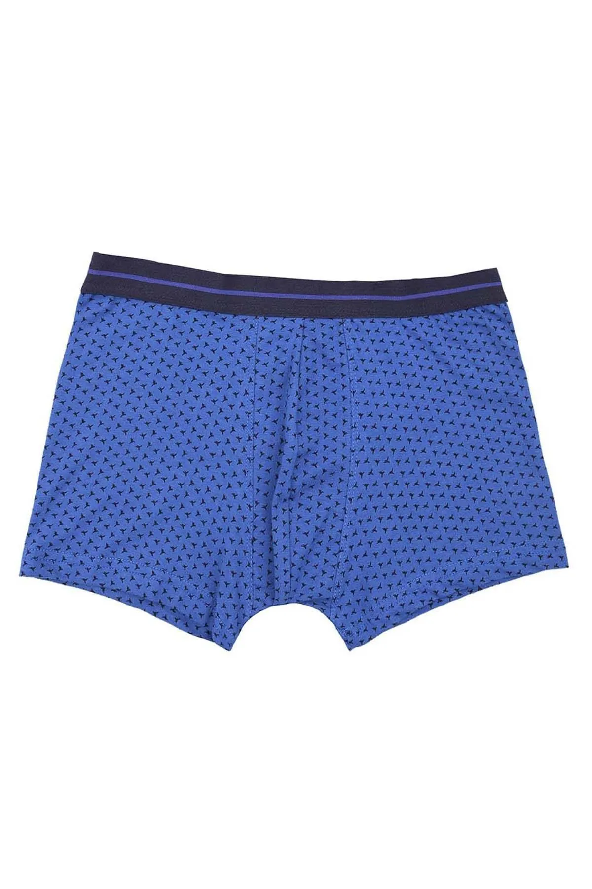 BOXER SHORT PRINT ROYAL BLUE