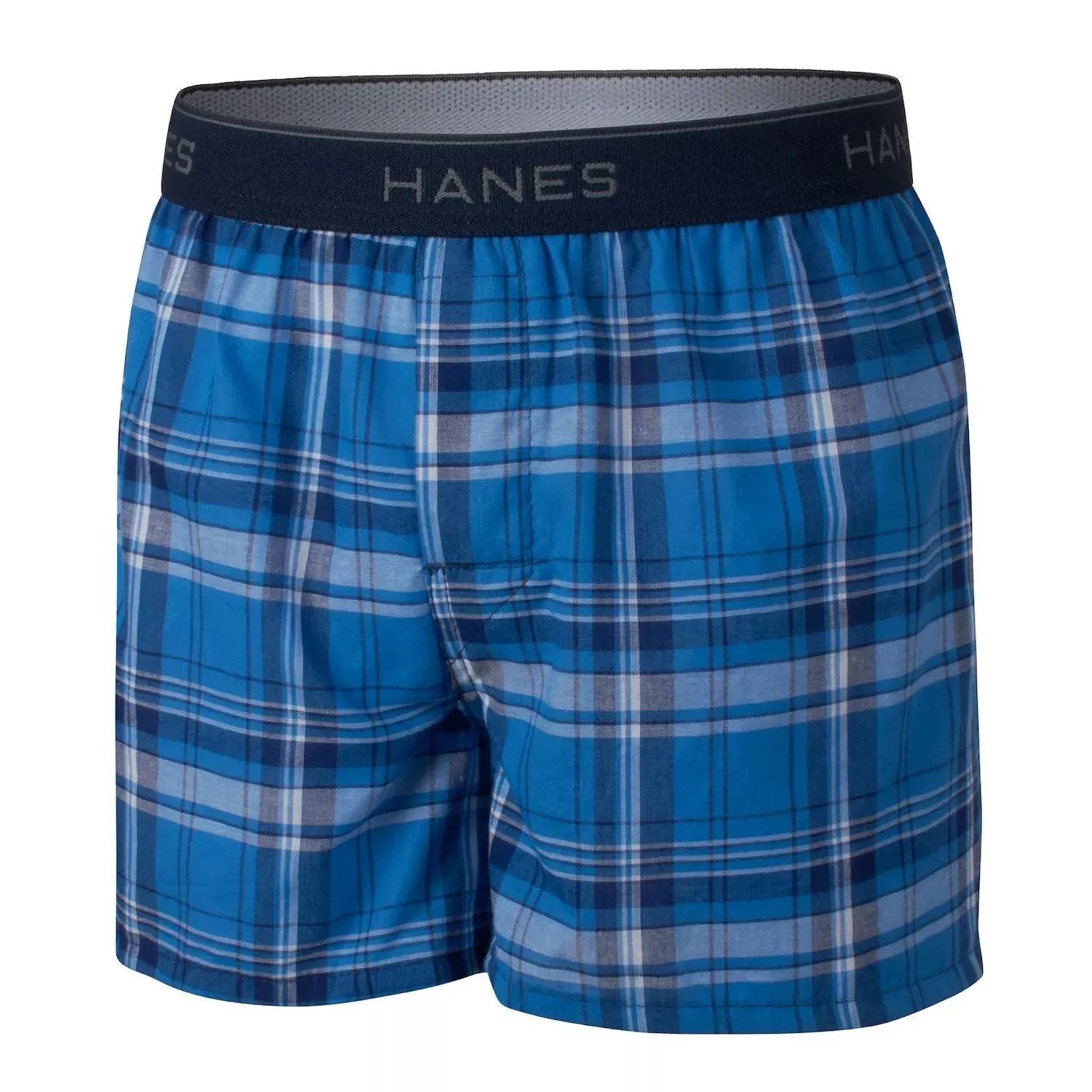 Boys 6-20 Hanes Ultimate Woven Boxer Briefs 4 Pack with Hanes Comfort Flex Waistband