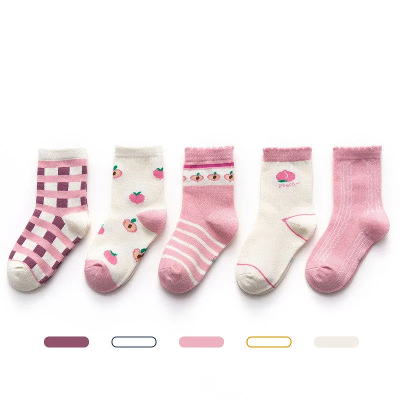 Boys And Girls Tube Socks Girl Princess Socks