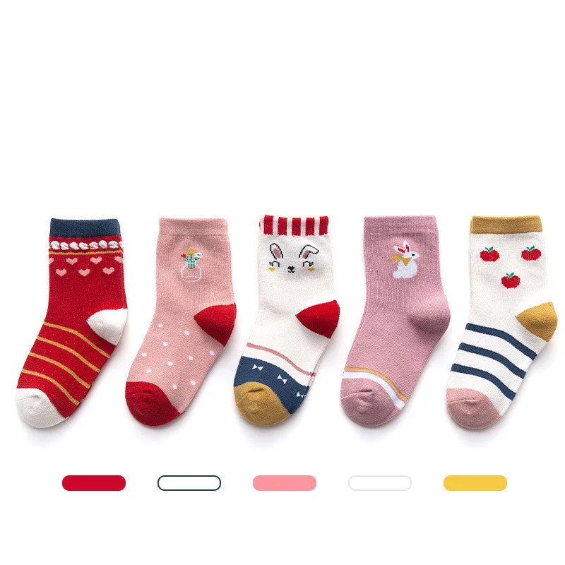 Boys And Girls Tube Socks Girl Princess Socks