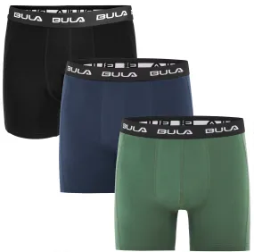 Bula Men&#x27;s Frame 3pk Boxers Ivy/Black/Navy | Buy Bula Men&#x27;s Frame 3pk Boxers Ivy/Black/Navy here | Outnorth