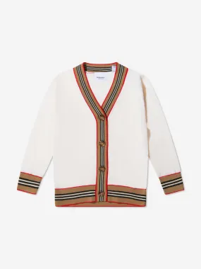 Burberry Girls Wool Knitted Graham Cardigan