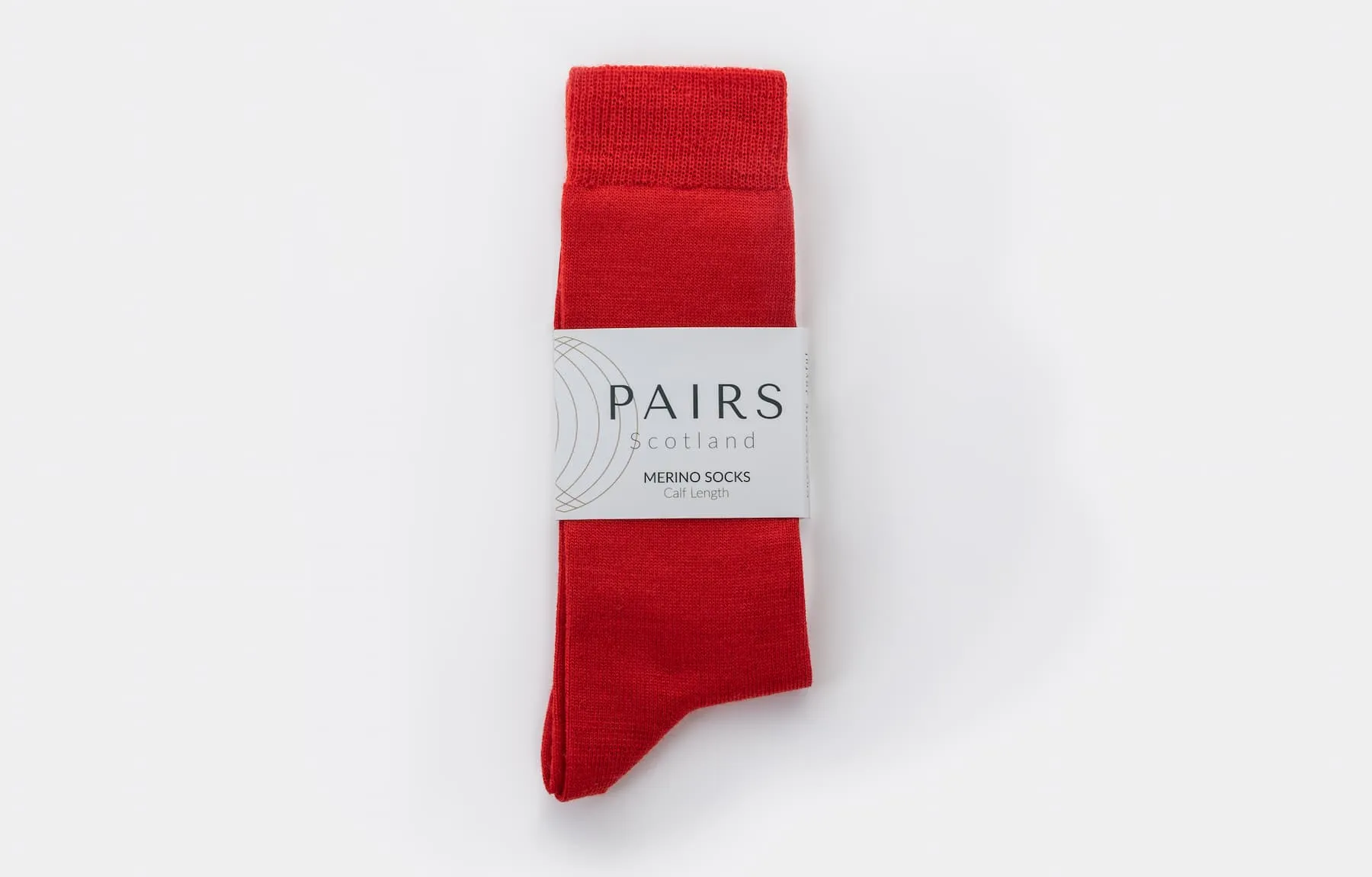 Children's Red Merino Socks