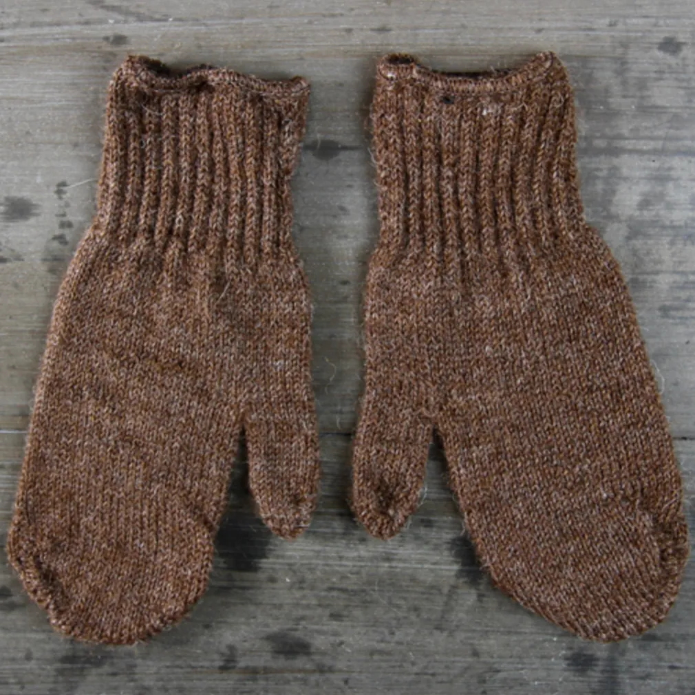 Children's Unlined Alpaca Mittens