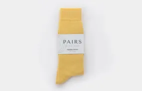 Children's Yellow Merino Socks