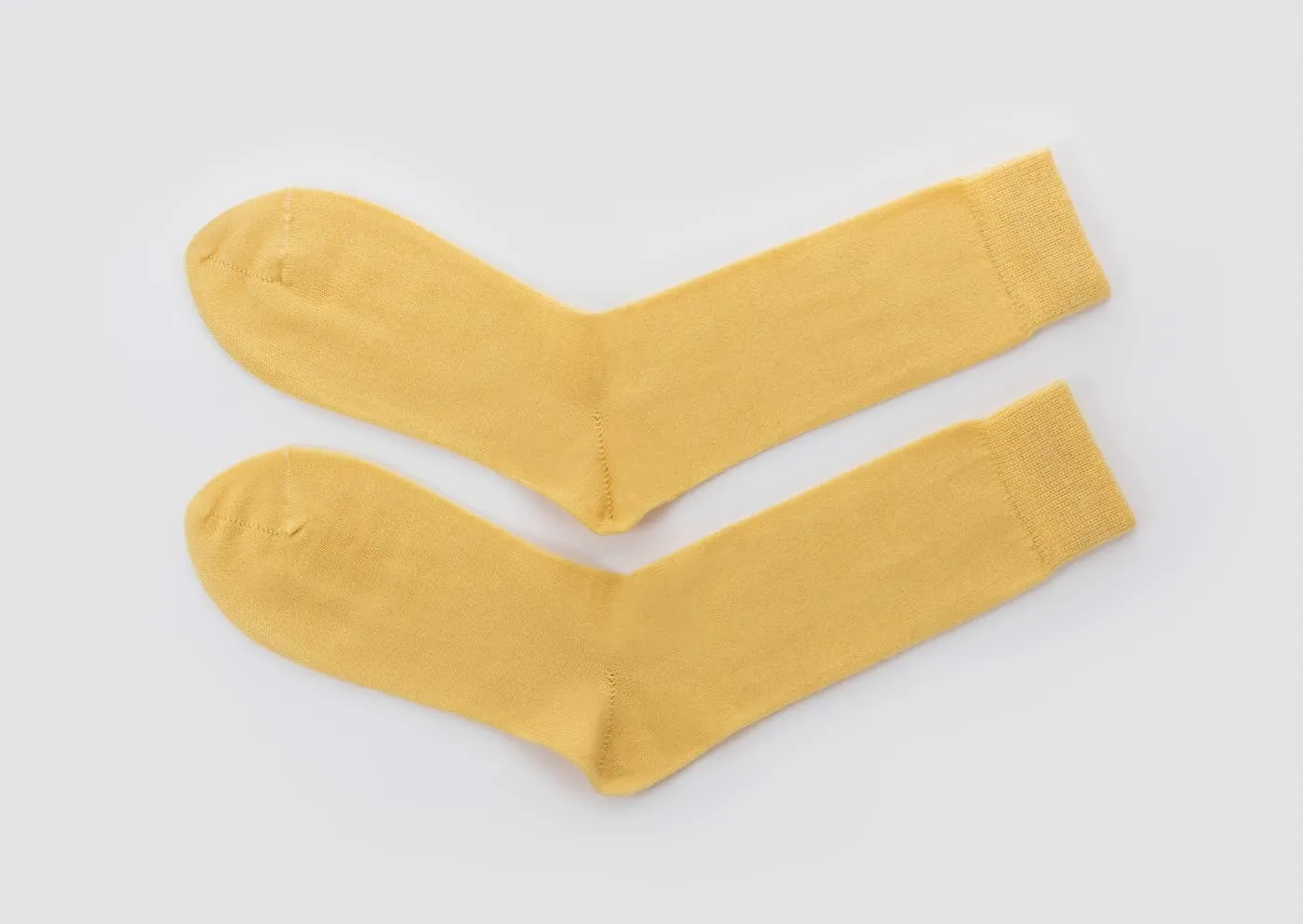 Children's Yellow Merino Socks