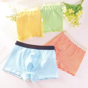 Class A Cotton Boxer Stripe Boxer Children's Briefs