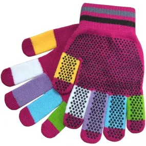 Dublin Childs Magic Fit Multi-Coloured Pimple Grip Gloves