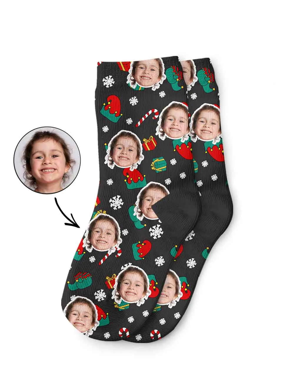 Elf Me Kids Socks