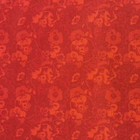 Fabric Editions Red Floral Cotton Prints