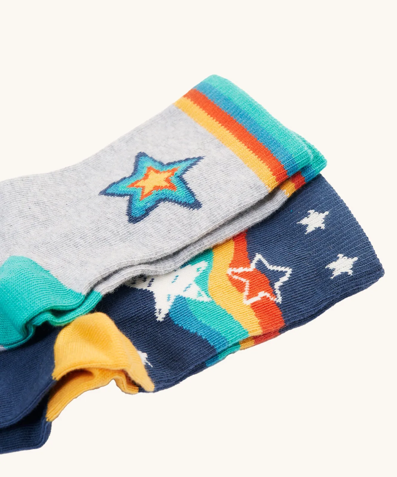 Frugi Rock My Socks - Stars 2 Pack