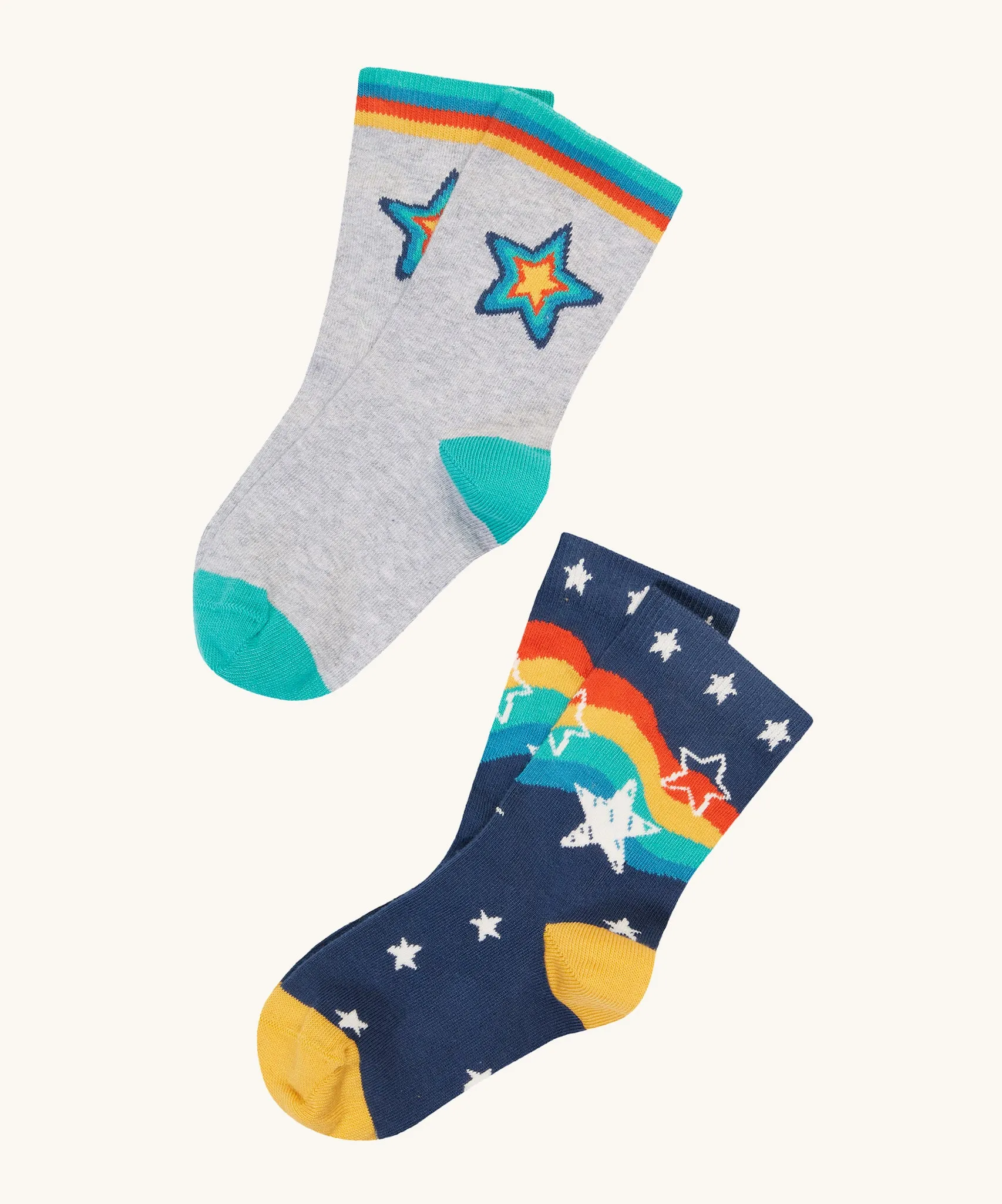 Frugi Rock My Socks - Stars 2 Pack