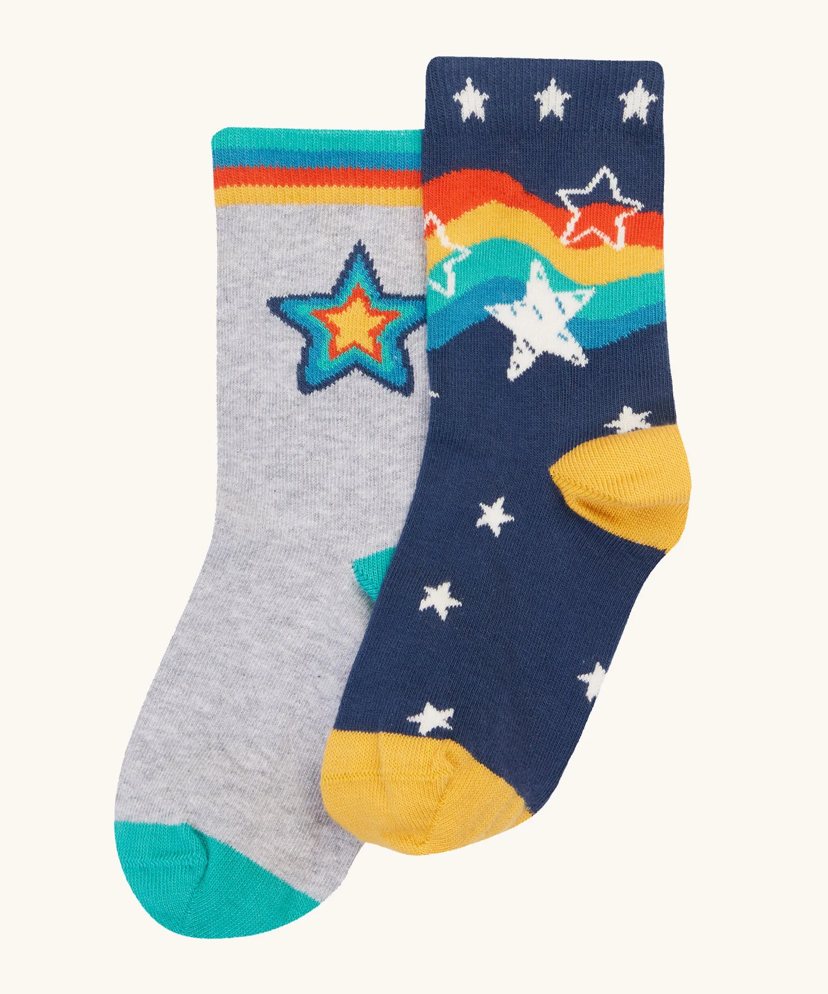 Frugi Rock My Socks - Stars 2 Pack