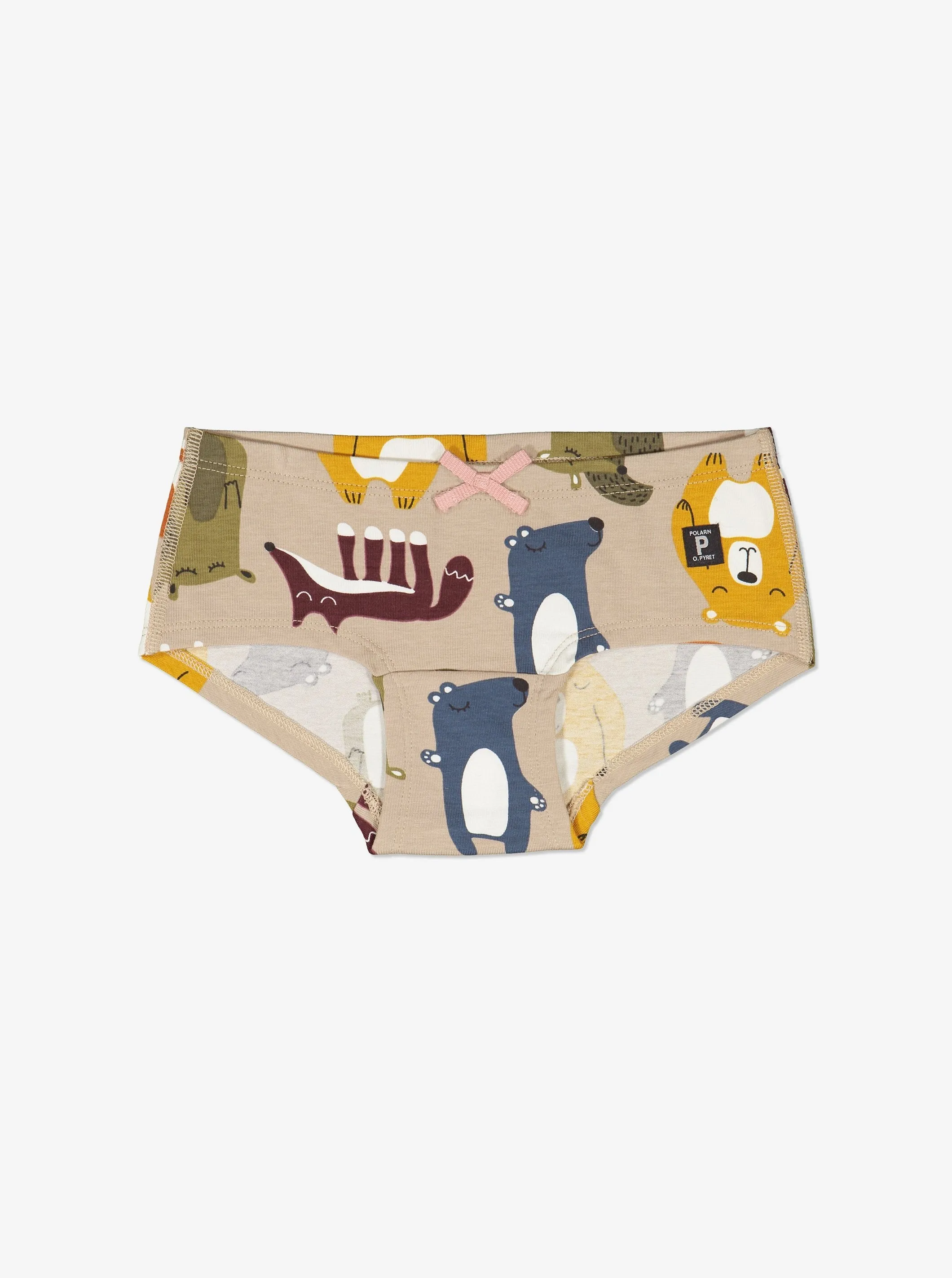 Fun Animal Print Girls Hipster Briefs