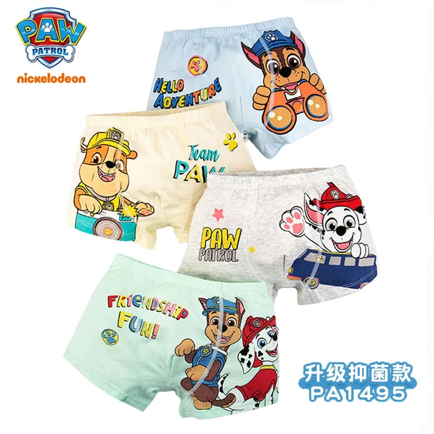 Genuine PAW Patrol Children's Underwear Boys Panties Kids Baby Briefs Cartoon Print Cotton Underwear Gift Comfortable breathable