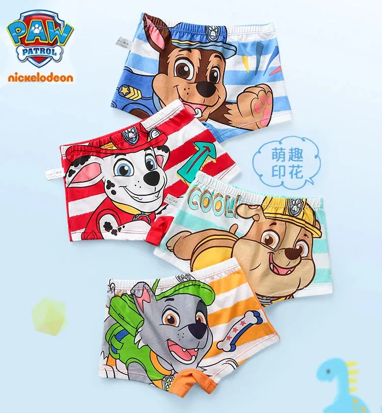 Genuine PAW Patrol Children's Underwear Boys Panties Kids Baby Briefs Cartoon Print Cotton Underwear Gift Comfortable breathable