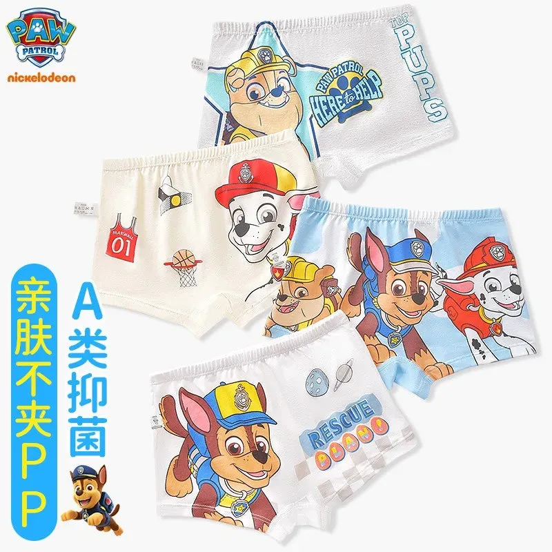 Genuine PAW Patrol Children's Underwear Boys Panties Kids Baby Briefs Cartoon Print Cotton Underwear Gift Comfortable breathable