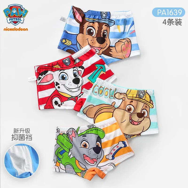 Genuine PAW Patrol Children's Underwear Boys Panties Kids Baby Briefs Cartoon Print Cotton Underwear Gift Comfortable breathable