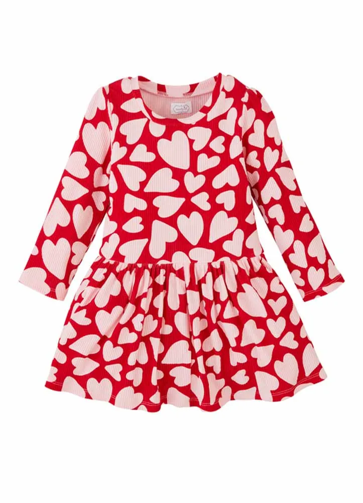 Heart T Shirt Dress by Mud Pie