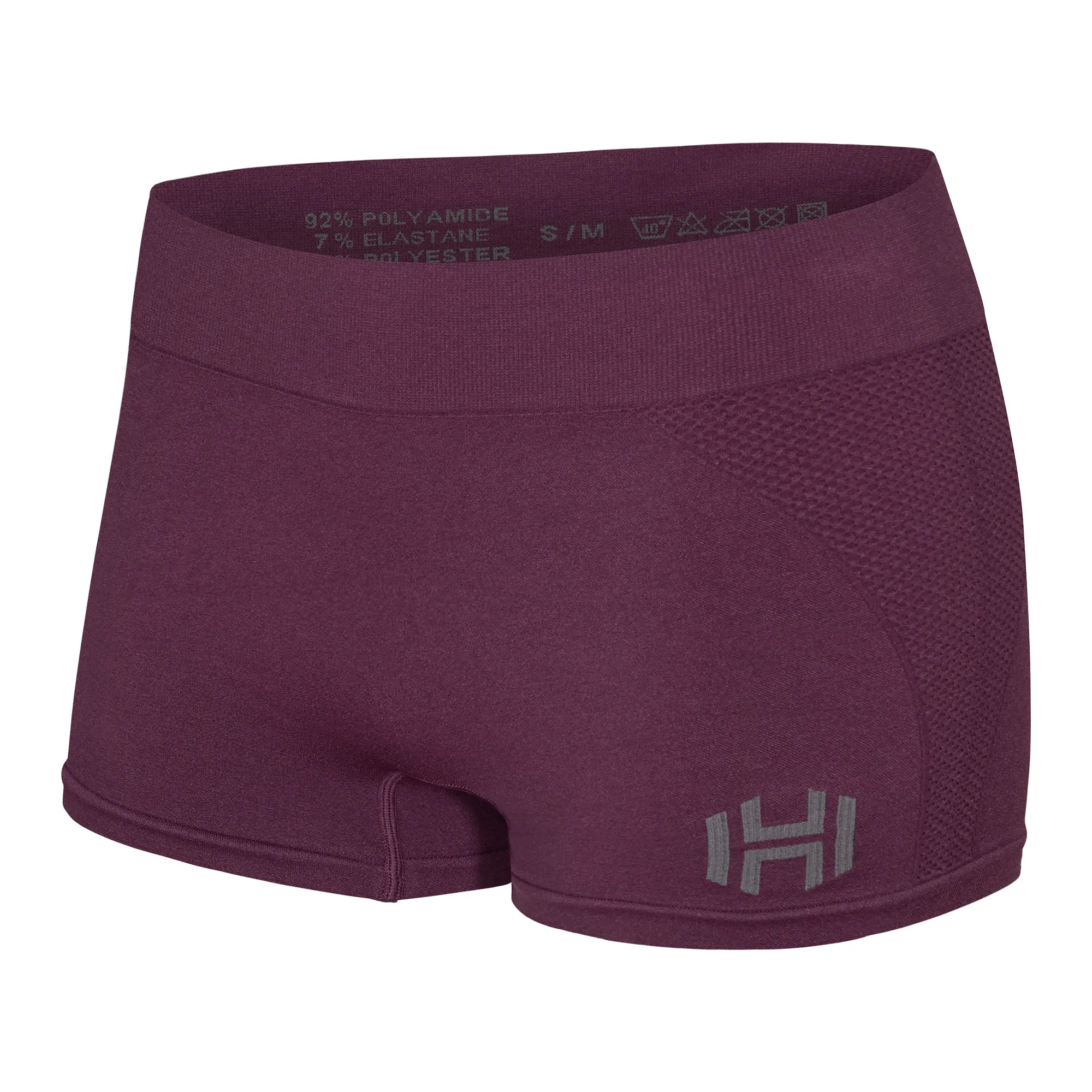 Hellner Women&#x27;s Jertta Seamless Boxers Grape Wine | Buy Hellner Women&#x27;s Jertta Seamless Boxers Grape Wine here | Outnorth