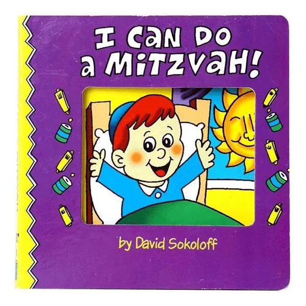 I Can Do A Mitzvah Colorful Pictures & Rhymes Board Book By David Sokoloff Ages 2-6