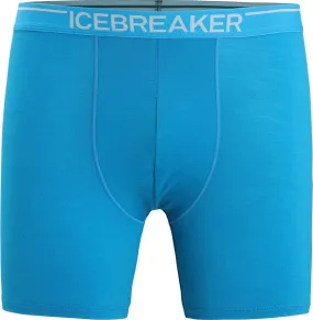 Icebreaker Men&#x27;s Anatomica Long Boxers Geo Blue | Buy Icebreaker Men&#x27;s Anatomica Long Boxers Geo Blue here | Outnorth