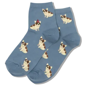 Kid's Santa Dog Crew Socks