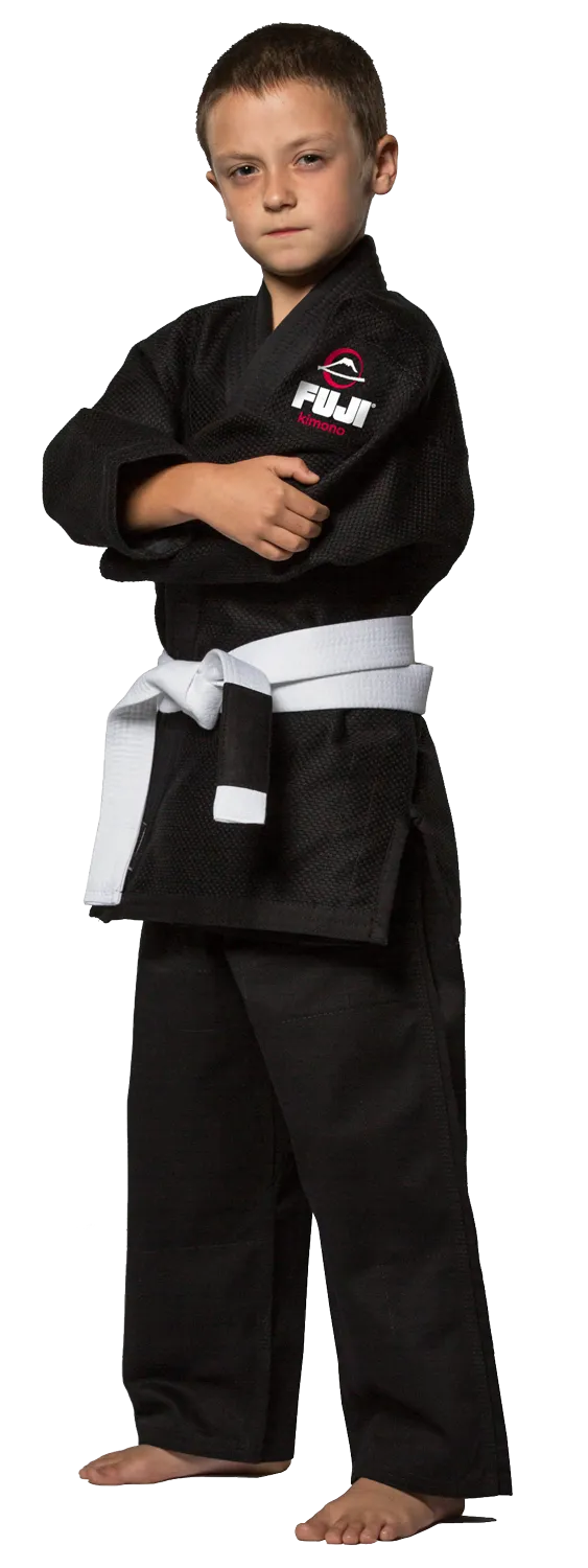 Kimono Copii Brazilian Jiu Jitsu FUJI All Around BJJ Gi - Negru