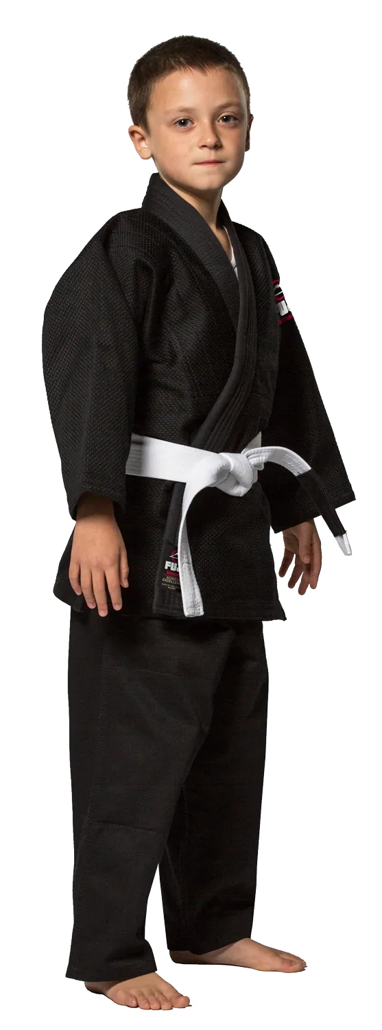 Kimono Copii Brazilian Jiu Jitsu FUJI All Around BJJ Gi - Negru