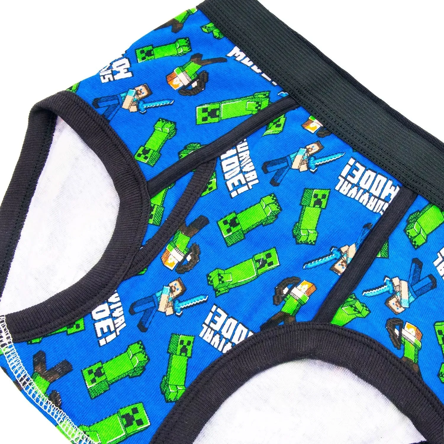 Minecraft Briefs Pack of 5 for Boys 4-8 Years Old Licensed Character