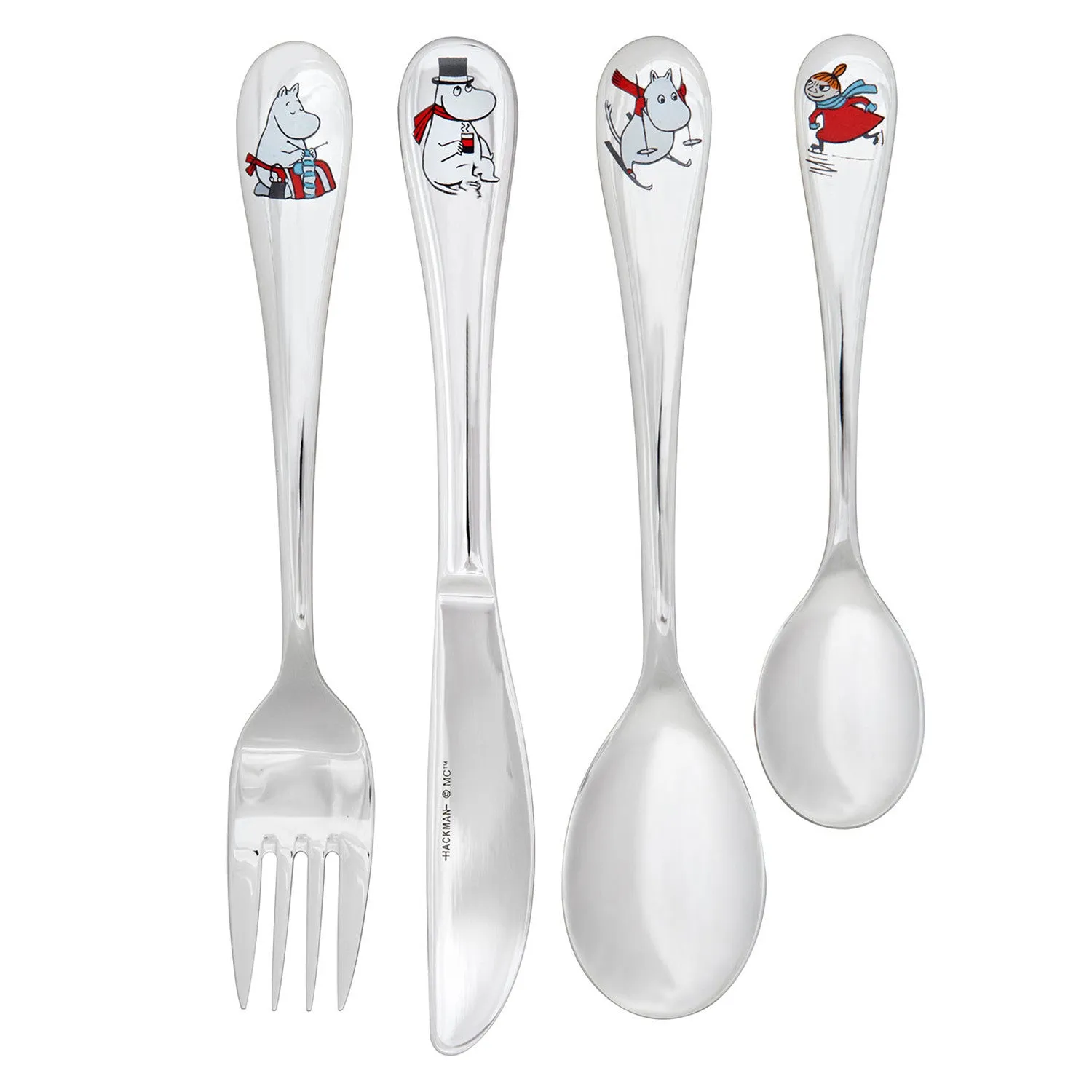 Moomin winter children's cutlery set by Hackman