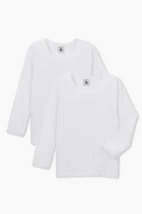 Petit Bateau 2-pack Long Sleeve Undershirts