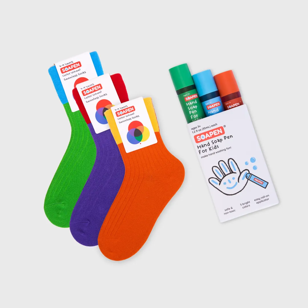 SoaPen x Color Wheel Socks Bundle