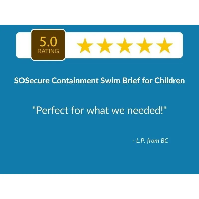 SOSecure Containment Swim Brief for Children