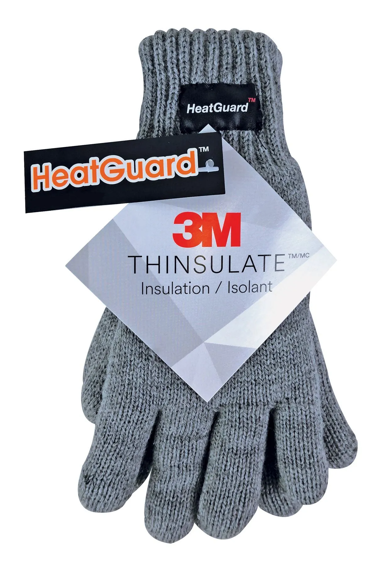 Thinsulate - Children's Knitted Gloves (6-7 Years / Grey)