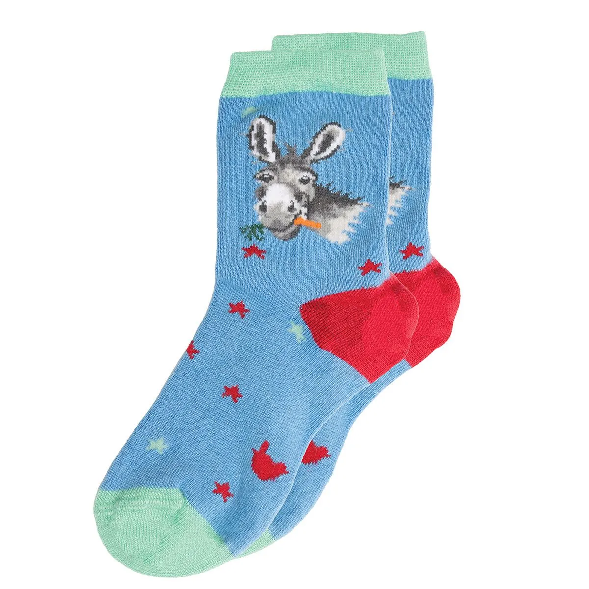 Wrendale 6-8 Gentle Jack Donkey Children's Sock